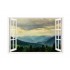 Sticker decorativ, Fereastra 3D, Munte, 85 cm, 609STK