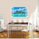 Sticker decorativ, Fereastra 3D, Ocean, 85 cm, 554STK Sticker decorativ, Fereastra 3D, Ocean, 85 cm, 554STK
