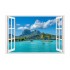 Sticker decorativ, Fereastra 3D, Ocean, 85 cm, 554STK