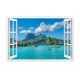 Sticker decorativ, Fereastra 3D, Ocean, 85 cm, 554STK Sticker decorativ, Fereastra 3D, Ocean, 85 cm, 554STK