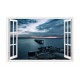 Sticker decorativ, Fereastra 3D, Ocean, 85 cm, 556STK Sticker decorativ, Fereastra 3D, Ocean, 85 cm, 556STK