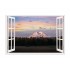 Sticker decorativ, Fereastra 3D, Padure, 85 cm, 542STK-3