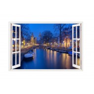 Sticker decorativ, Fereastra 3D, Viena, 85 cm, 566STK Sticker decorativ, Fereastra 3D, Viena, 85 cm, 566STK