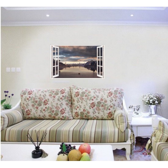 Sticker decorativ, Fereastra 3D, Waterford , 85 cm, 687STK Sticker decorativ, Fereastra 3D, Waterford , 85 cm, 687STK