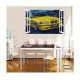 Sticker decorativ, Ferestra 3D, Masina, 80 cm, 1010STK Sticker decorativ, Ferestra 3D, Masina, 80 cm, 1010STK