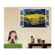 Sticker decorativ, Ferestra 3D, Masina, 80 cm, 1010STK Sticker decorativ, Ferestra 3D, Masina, 80 cm, 1010STK