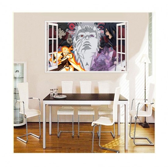 Sticker decorativ, Ferestra 3D, Uchiha-Uzumaki, 85 cm, 1017STK Sticker decorativ, Ferestra 3D, Uchiha-Uzumaki, 85 cm, 1017STK