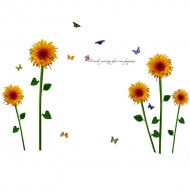 Sticker decorativ, Floarea soarelui, 150 cm, 785STK Sticker decorativ, Floarea soarelui, 150 cm, 785STK