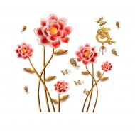 Sticker decorativ, Flori, 145 cm, 756STK Sticker decorativ, Flori, 145 cm, 756STK
