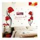 Sticker decorativ, Flori Anthurium rosii, 147 cm, 742STK Sticker decorativ, Flori Anthurium rosii, 147 cm, 742STK