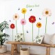 Sticker decorativ, Flori Gerbera, 125 cm, 803STK Sticker decorativ, Flori Gerbera, 125 cm, 803STK
