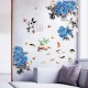 Sticker decorativ, Flori albastre, 130 cm, 802STK Sticker decorativ, Flori albastre, 130 cm, 802STK