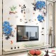 Sticker decorativ, Flori albastre, 130 cm, 802STK Sticker decorativ, Flori albastre, 130 cm, 802STK