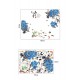 Sticker decorativ, Flori albastre, 130 cm, 802STK Sticker decorativ, Flori albastre, 130 cm, 802STK