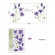 Sticker decorativ, Flori albastre, 160 cm, 744STK Sticker decorativ, Flori albastre, 160 cm, 744STK