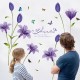 Sticker decorativ, Flori albastre, 160 cm, 744STK Sticker decorativ, Flori albastre, 160 cm, 744STK