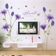 Sticker decorativ, Flori albastre, 160 cm, 744STK Sticker decorativ, Flori albastre, 160 cm, 744STK