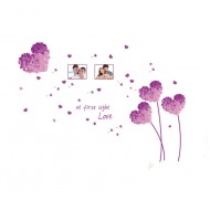 Sticker decorativ, Flori mov, 125 cm, 703STK Sticker decorativ, Flori mov, 125 cm, 703STK