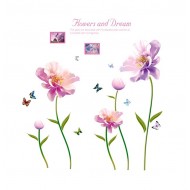 Sticker decorativ, Flori mov, 127 cm, 790STK Sticker decorativ, Flori mov, 127 cm, 790STK