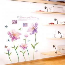 Sticker decorativ, Flori mov, 127 cm, 790STK Sticker decorativ, Flori mov, 127 cm, 790STK