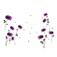 Sticker decorativ, Flori mov, 140 cm, 797STK Sticker decorativ, Flori mov, 140 cm, 797STK