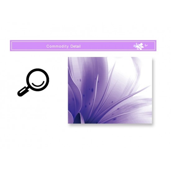 Sticker decorativ, Flori mov, 170 cm, 739STK Sticker decorativ, Flori mov, 170 cm, 739STK