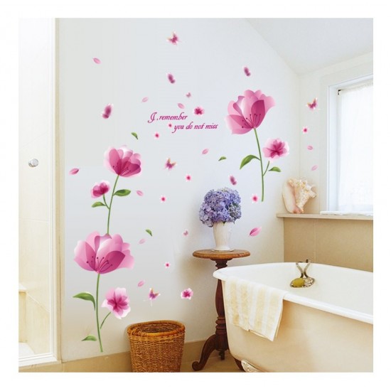 Sticker decorativ, Flori mov, 176 cm, 733STK Sticker decorativ, Flori mov, 176 cm, 733STK