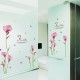 Sticker decorativ, Flori roz, 155 cm, 746STK Sticker decorativ, Flori roz, 155 cm, 746STK
