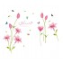 Sticker decorativ, Flori roz, 160 cm, 743STK