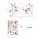 Sticker decorativ, Flori roz, 160 cm, 743STK Sticker decorativ, Flori roz, 160 cm, 743STK