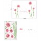 Sticker decorativ, Flori roz, 187 cm, 732STK