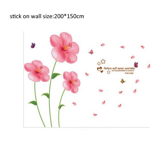 Sticker decorativ, Flori roz, 200 cm, 779STK Sticker decorativ, Flori roz, 200 cm, 779STK
