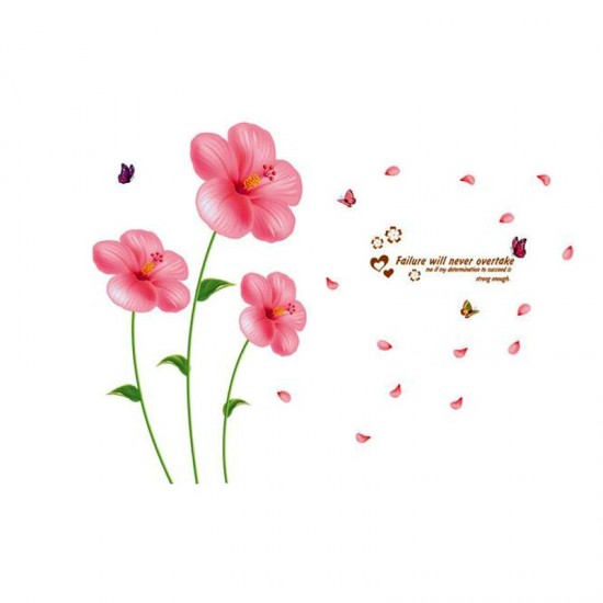 Sticker decorativ, Flori roz, 200 cm, 779STK Sticker decorativ, Flori roz, 200 cm, 779STK