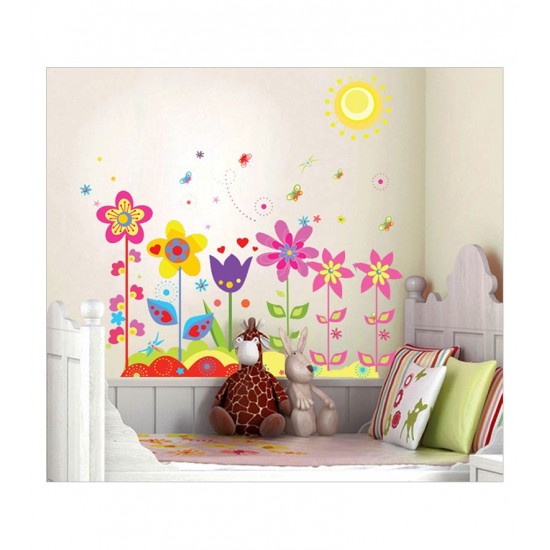 Sticker decorativ, Flower, 90 cm, 711STK Sticker decorativ, Flower, 90 cm, 711STK