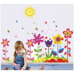 Sticker decorativ, Flower, 90 cm, 711STK Sticker decorativ, Flower, 90 cm, 711STK