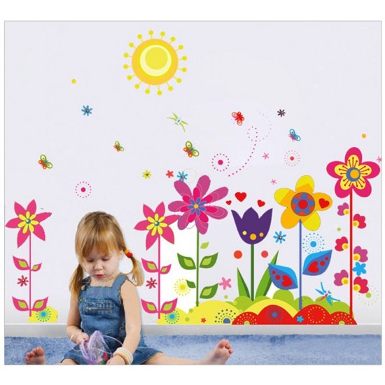 Sticker decorativ, Flower, 90 cm, 711STK Sticker decorativ, Flower, 90 cm, 711STK