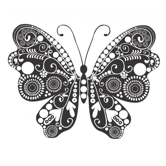 Sticker decorativ, Fluture, 55 cm, 1142STK Sticker decorativ, Fluture, 55 cm, 1142STK