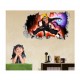 Sticker decorativ, Gaura in perete 3D, Anime, 85 cm, 1000-1STK Sticker decorativ, Gaura in perete 3D, Anime, 85 cm, 1000-1STK