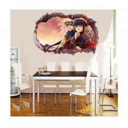 Sticker decorativ, Gaura in perete 3D, Anime, 85 cm, 1001STK Sticker decorativ, Gaura in perete 3D, Anime, 85 cm, 1001STK
