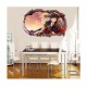 Sticker decorativ, Gaura in perete 3D, Anime, 85 cm, 1001STK Sticker decorativ, Gaura in perete 3D, Anime, 85 cm, 1001STK