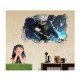 Sticker decorativ, Gaura in perete 3D, Anime, 85 cm, 1002-2STK Sticker decorativ, Gaura in perete 3D, Anime, 85 cm, 1002-2STK