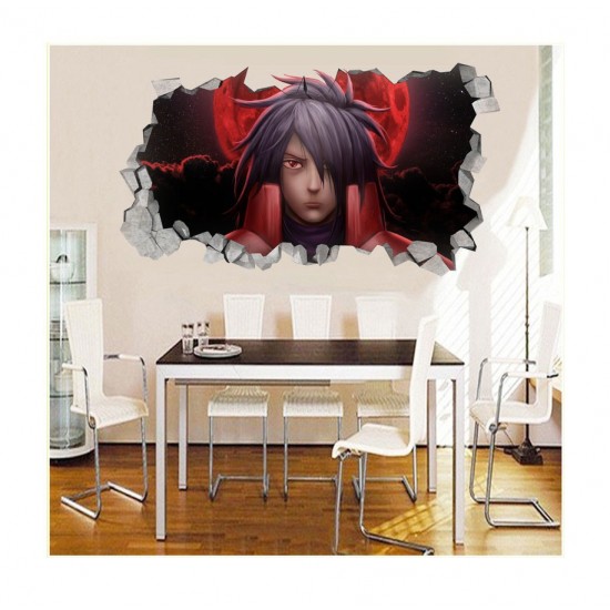 Sticker decorativ, Gaura in perete 3D, Anime, 85 cm, 1015-1STK Sticker decorativ, Gaura in perete 3D, Anime, 85 cm, 1015-1STK