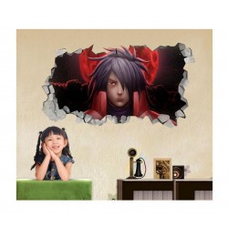 Sticker decorativ, Gaura in perete 3D, Anime, 85 cm, 1015-1STK Sticker decorativ, Gaura in perete 3D, Anime, 85 cm, 1015-1STK
