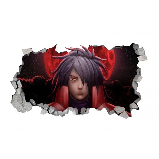 Sticker decorativ, Gaura in perete 3D, Anime, 85 cm, 1015-1STK Sticker decorativ, Gaura in perete 3D, Anime, 85 cm, 1015-1STK