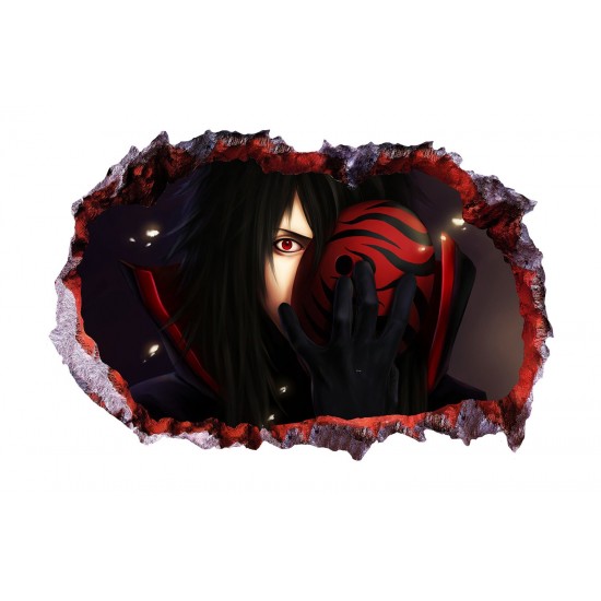 Sticker decorativ, Gaura in perete 3D, Anime, 85 cm, 1016STK Sticker decorativ, Gaura in perete 3D, Anime, 85 cm, 1016STK