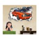 Sticker decorativ, Gaura in perete, Masina, 80 cm, 1006STK-2 Sticker decorativ, Gaura in perete, Masina, 80 cm, 1006STK-2