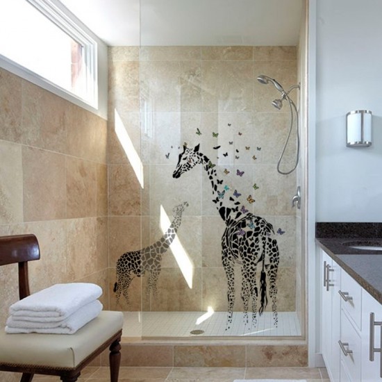 Sticker decorativ, Girafe, 130 cm, 747STK Sticker decorativ, Girafe, 130 cm, 747STK