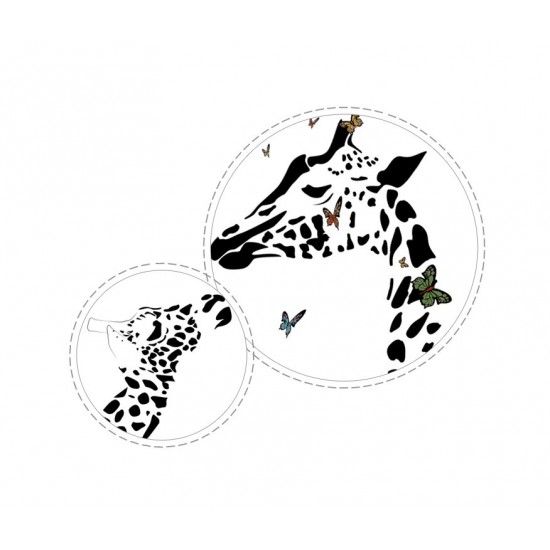 Sticker decorativ, Girafe, 130 cm, 747STK Sticker decorativ, Girafe, 130 cm, 747STK