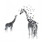 Sticker decorativ, Girafe, 130 cm, 747STK Sticker decorativ, Girafe, 130 cm, 747STK
