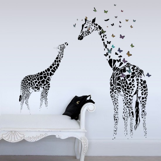 Sticker decorativ, Girafe, 130 cm, 747STK Sticker decorativ, Girafe, 130 cm, 747STK